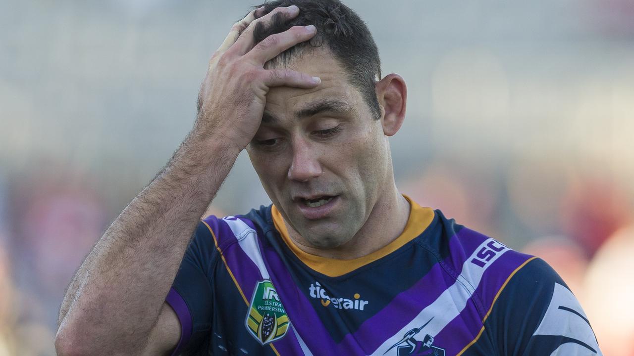 Cameron Smith is not happy he’s been charged for his tackle on Kevin Proctor.
