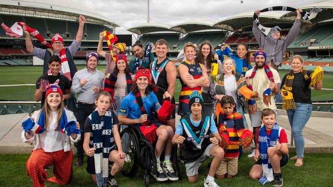 The AFL’s festival of footy is coming to Adelaide in April. Picture: NCA NewsWire/Naomi Jellicoe