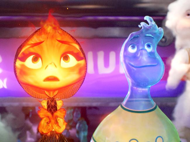 Elemental is in cinemas now. Picture: Pixar/Disney