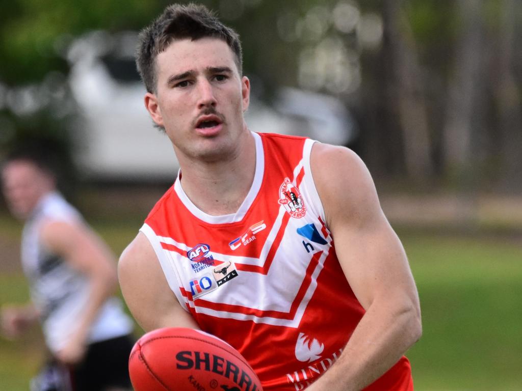 Waratah player Joel Stevens has been charged with striking Daniel Bowles in the Round 11 NTFL match. Picture: