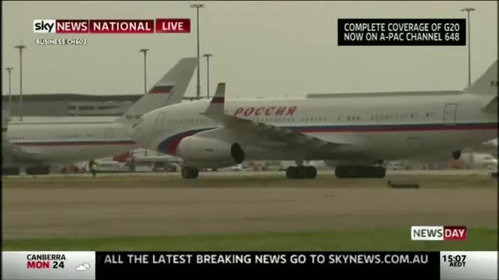 Putin takes off