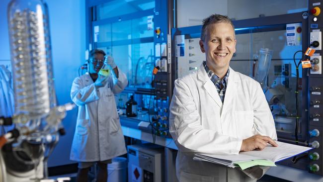 Pall Thordarson in his lab at UNSW