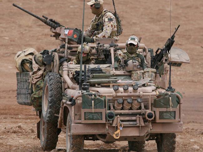 Australian Special Forces soldiers from the Special Operations Task Group based in Oruzgan Province in Afghanistan.