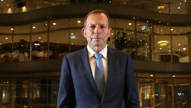 04/10/2019. Former Liberal Prime Minister Tony Abbott pictured at Commonwealth Parliamentary Offices in Sydney. Britta Campion / The Australian