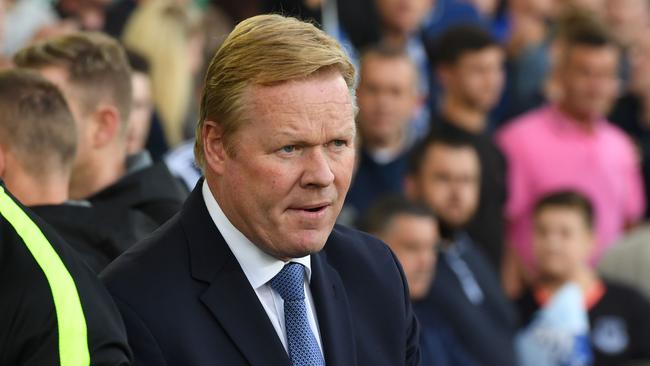 Everton manager Ronald Koeman.