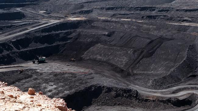 Coal fields at Leigh Creek.