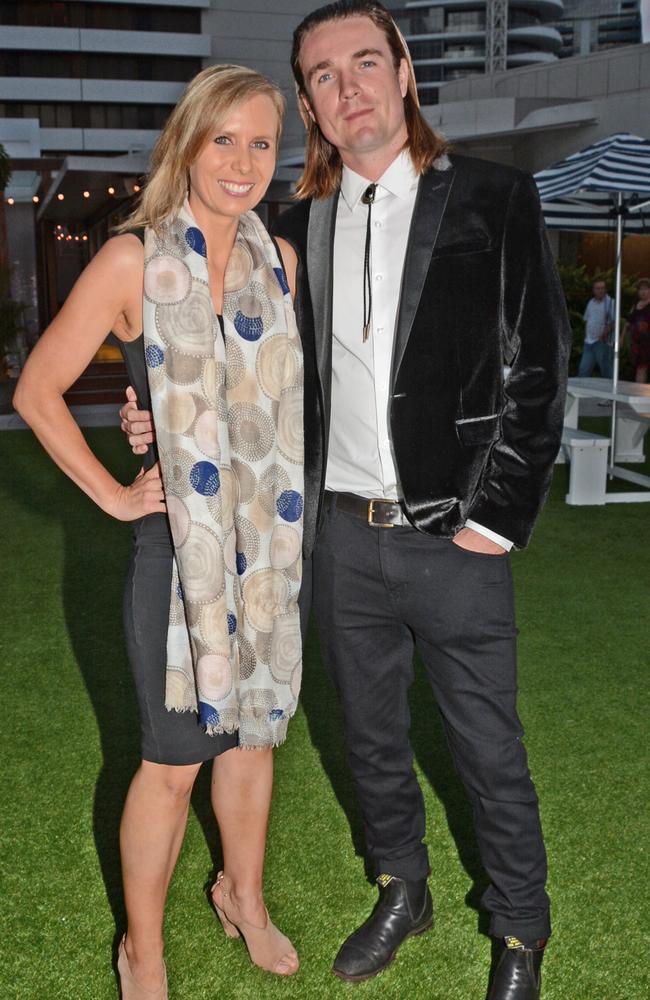 Tanya Westthorp and Tim Caraco at launch of Gold Coast Part II video at The Garden in The Star Broadbeach. Picture: Regina King