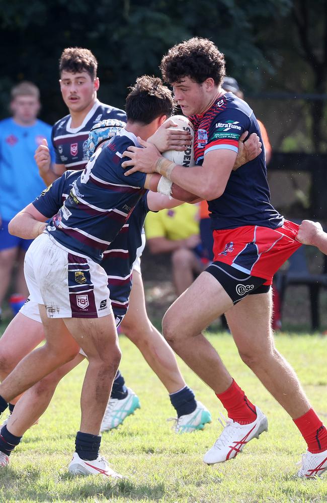 Redcliffe SHS player Cody Starr. Picture: Liam Kidston