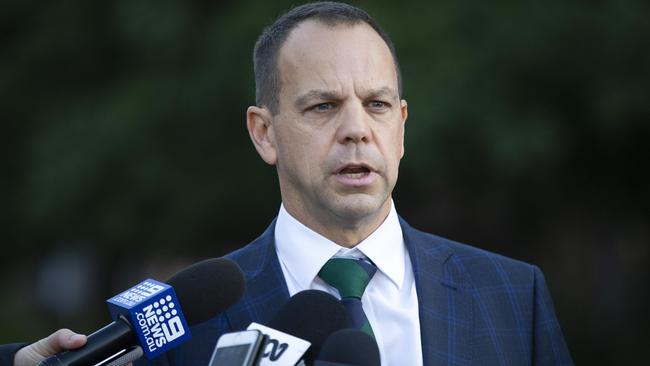 Carey Baptist Grammar School principal Jonathan Walter is scrambling to map the virus’ potential spread. Picture: Sarah Matray