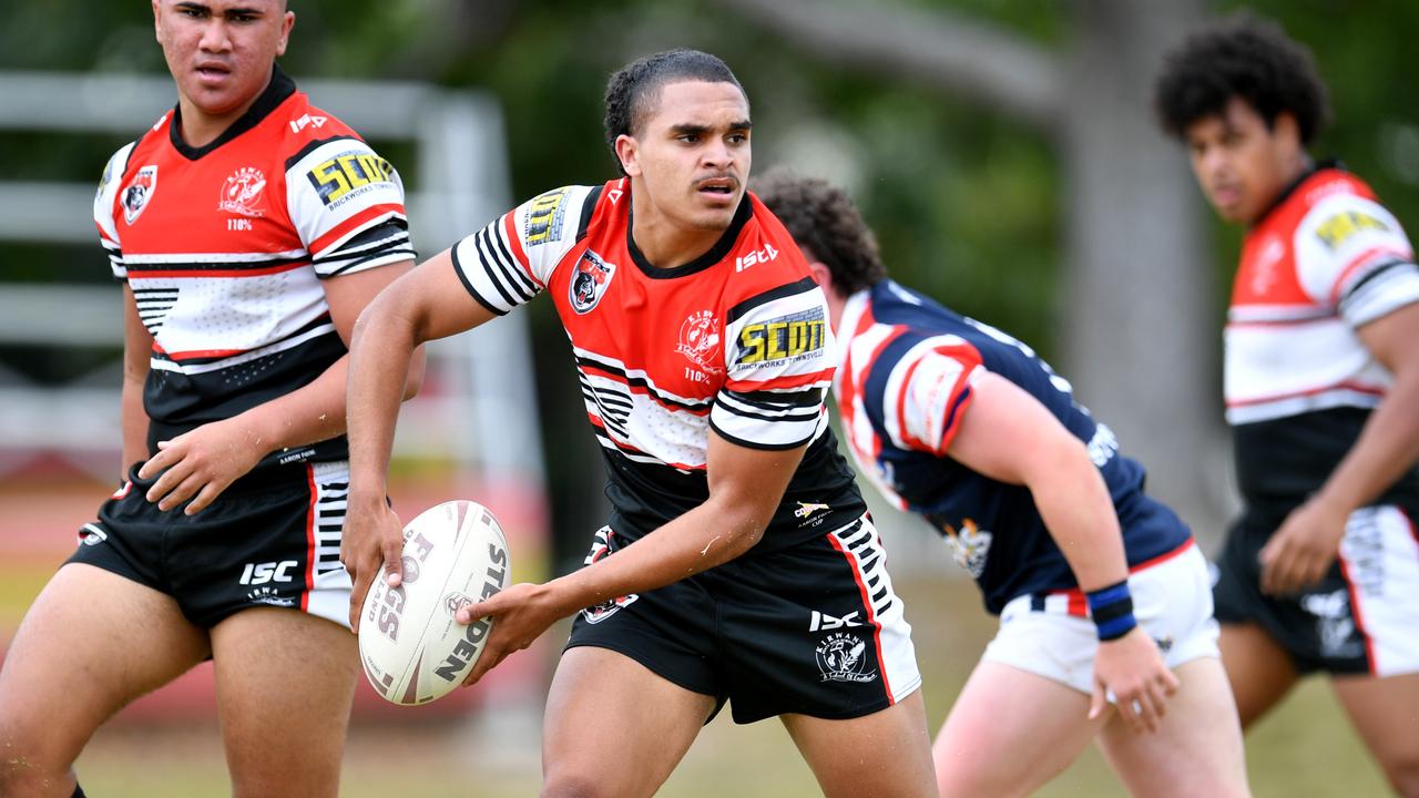 Aaron Payne Cup Semi Final; Kirwan State High School Vs St Patrick's College in Townsville. Tyreice Baira-Gela. Picture: Alix Sweeney