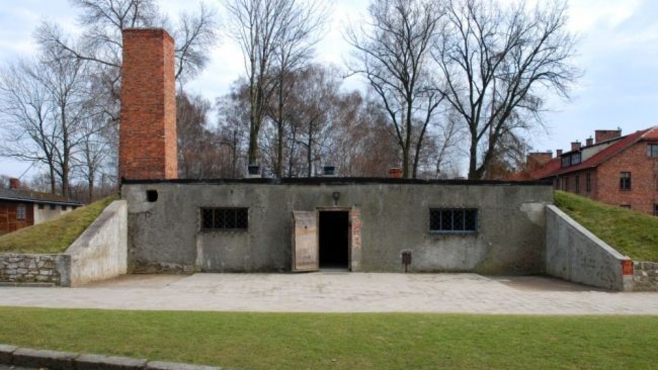 The entrance to crematory I at Auschwitz I at the Auschwitz-Birkenau memorial and museum – a former German Nazi concentration and extermination camp in Poland. Picture: Pawel Sawicki/auschwitz.org photo gallery