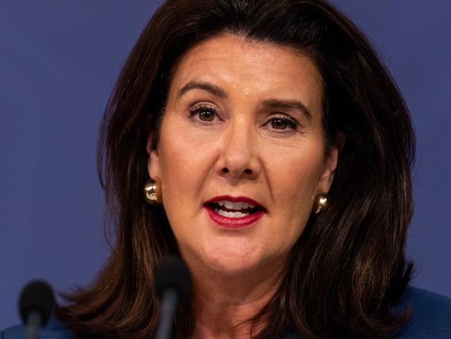 SYDNEY, AUSTRALIA - NewsWire Photos - Thursday, 1 May 2025:Finance spokeswoman Jane Hume pictured speaking about the release of the Coalition's election costings at  Bligh Street, Sydney.Picture: NewsWire / Monique Harmer