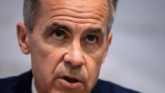 Mark Carney, governor of the Bank of England.Picture: AFP