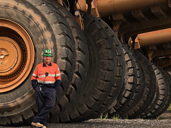 15/12/2020 :  Stewart Mills, Pit Operator, reminisces about the first giant mining truck he drove, #310, when he found it sitting among many others, waiting to be sold, in storage at the New Acland coal mine, outside Oakey, west of Toowoomba. The mine owned by New Hope mining will have to close soon if it isnÃ¢â¬â¢t granted access to new reserves of coal. Lyndon Mechielsen / The Australian