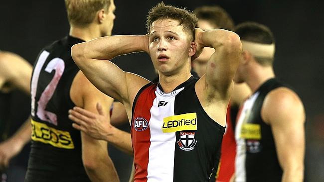 St Kilda’s Jack Billings is improving with every game he plays.