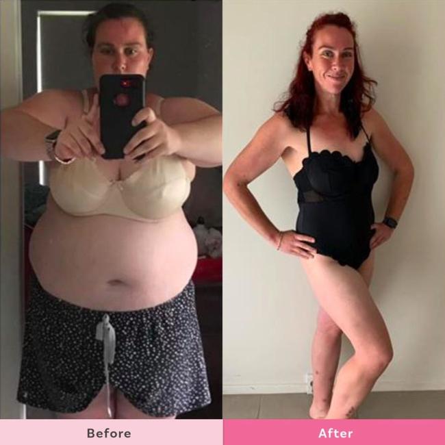 The Gympie mum of four said she had to figure out why she was overeating in order to change her habits and find out the root of the problem.