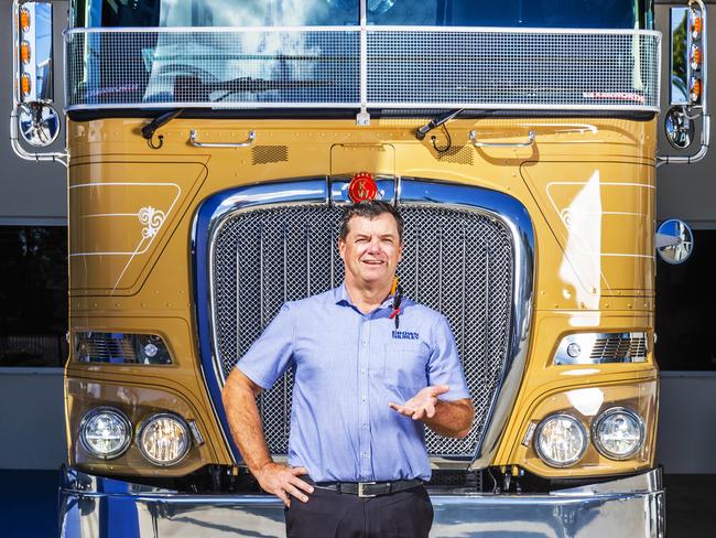 Exclusive interview with Paul Hurley, grandson of founder.They have been selling the big rigs since the 1940s, now family-owned truck dealer Brown and Hurley are celebrating 75 years in business. Picture: NIGEL HALLETT