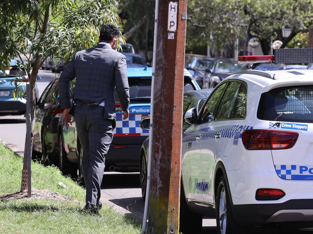 Musgrove was ushered out a side door at Waverley Court House and into a waiting car. Picture: NCA NewsWire.