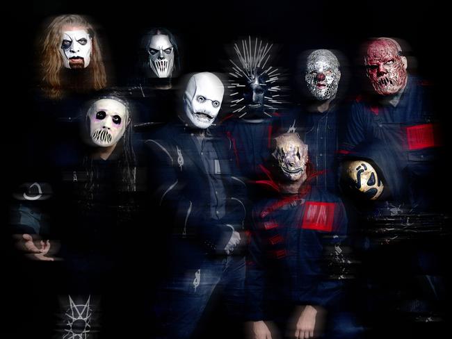 American metal band Slipknot. Picture: Jonathan Weiner