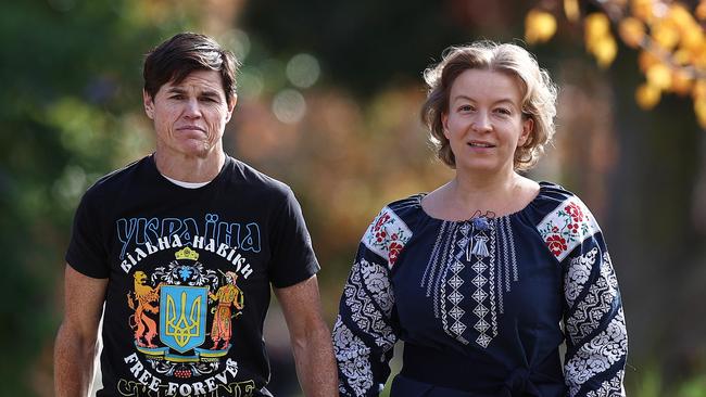 Champion jockey Craig Williams and his wife Larysa have raised funds for the people of Ukraine.