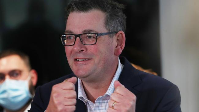 Victorian Premier Daniel Andrews says he will be pushing for the current hospital funding arrangements to be extended at this week’s national cabinet meeting. Picture: NCA NewsWire / David Crosling