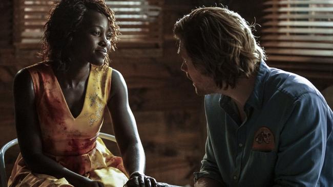 Lupita Nyong'o and Alexander England in Australian film Little Monsters. Picture: Supplied