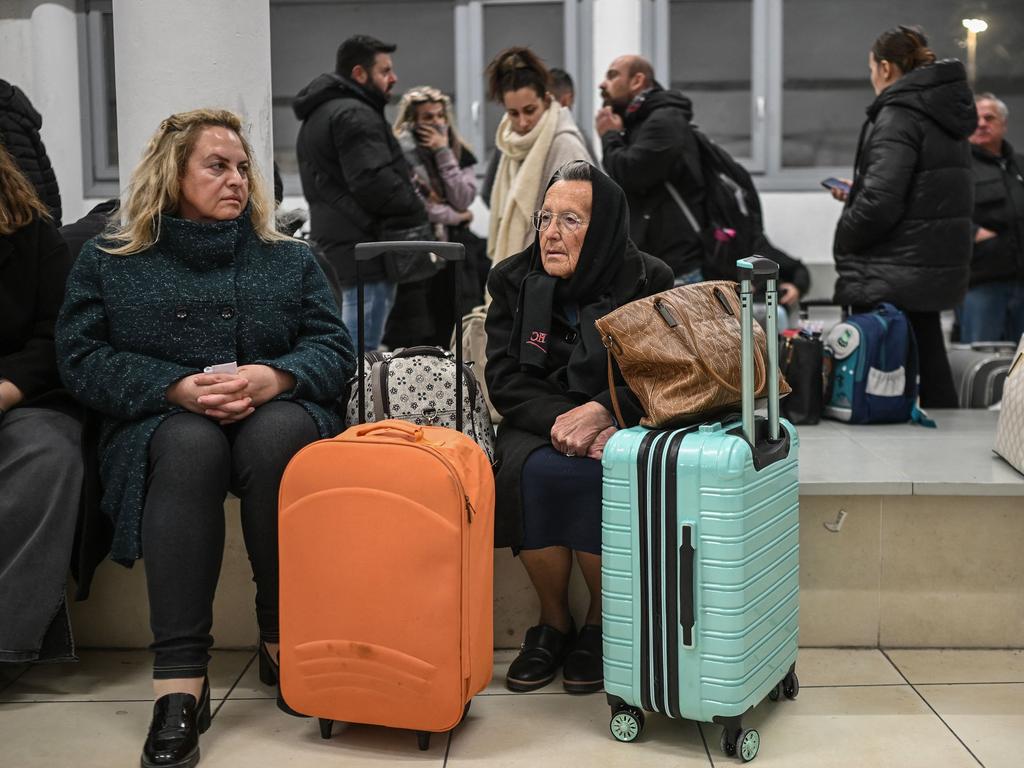 Around 6,000 people have left Santorini over the past few days.