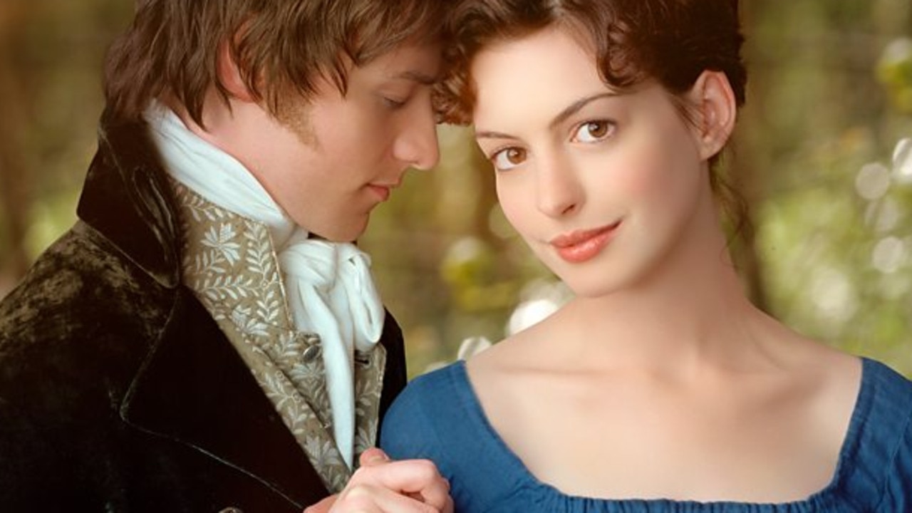 Anne Hathaway stars in the 2007 movie Becoming Jane, which depicts the early life of British author Jane Austen. Picture: Buena Vista