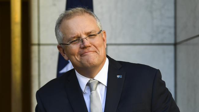 Australian Prime Minister Scott Morrison. (AAP Image/Lukas Coch)