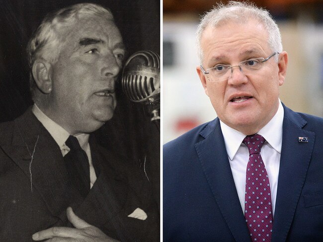 Robert Menzies was a ‘man of principles rather than of ideology’ and his views on how a Liberal government should tackle a problem read like wise advice seven decades later. Picture: File/Jeremy Piper