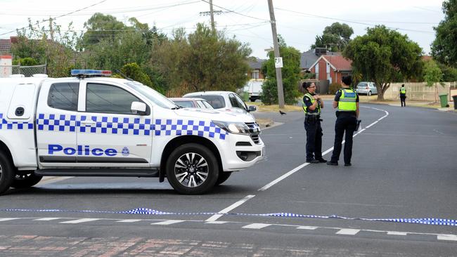 Both streets remain cordoned off. Picture: Andrew Henshaw