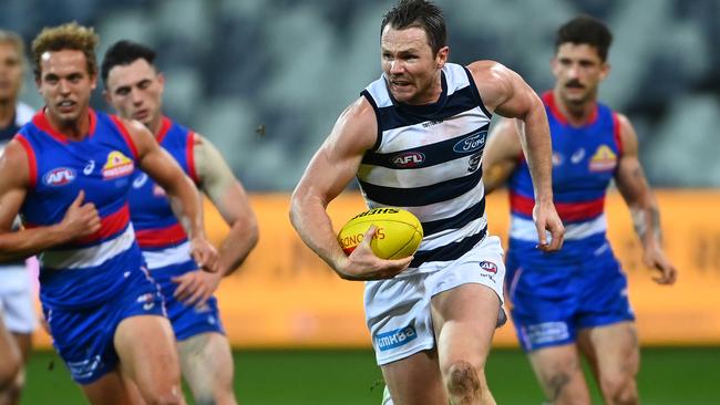 Fans can guarantee on champion Patrick Dangerfield bursting out of the centre at the Cattery next season.