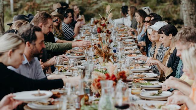 The long lunch is a highlight at the Capers Byron Bay Food an Culture Festival. Picture: Jess Kearney