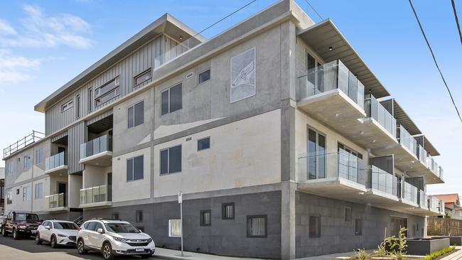 This development at 17 Halstead Place, Geelong West, was the first four-storey residential complex built outside central Geelong.