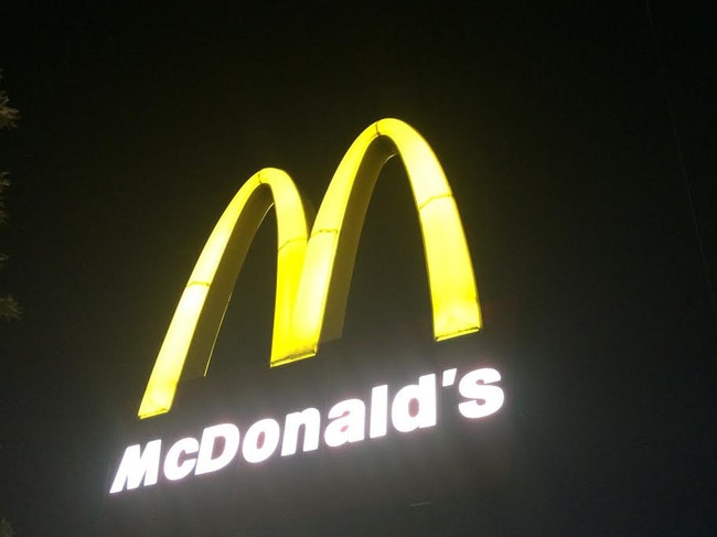 McDonald's sign at Abbott Rd, Seven Hills. Generic Seven Hills photos.