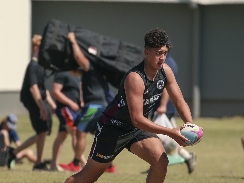 Marsden State High V St Brendans at the 2024 Gold Coast Titans All Schools Touch Football Picture: Glenn Campbell