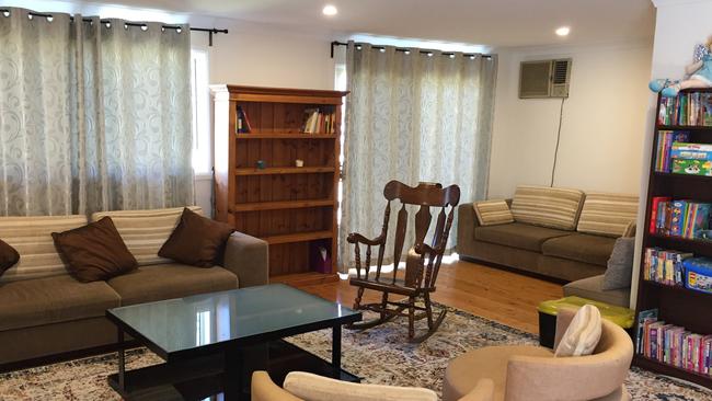 The living area of Parraamatta Women’s Shelter.