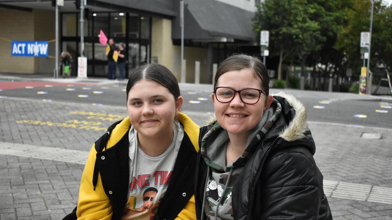 Families &amp; friends enjoy a Friday night out at the Unlock the Block event at Darcy Doyle Place, Ipswich, on August 12, 2022. Picture: Peta McEachern