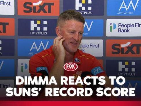 Dimma's say on Suns' record-night in Darwin | Gold Coast Suns press conference