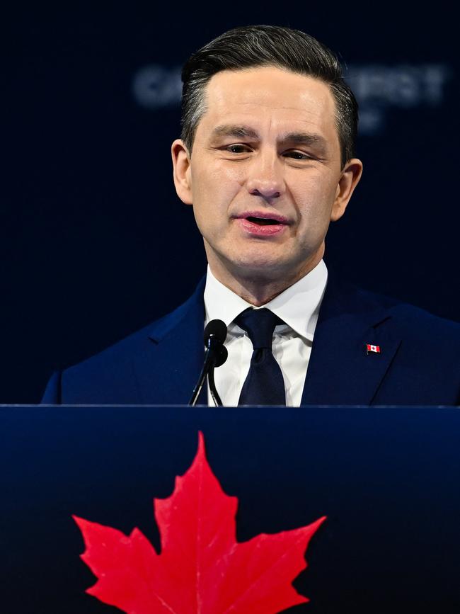Conservative Party leader Pierre Poilievre. Minas Panagiotakis/Getty Images via AFP