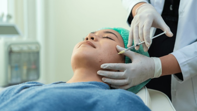 There’s a risk of redness, bruising, swelling, muscle drooping, infection, blocked blood vessels, tissue damage or death, nerve damage, stroke and blindness if the procedure is botched. Image: Getty