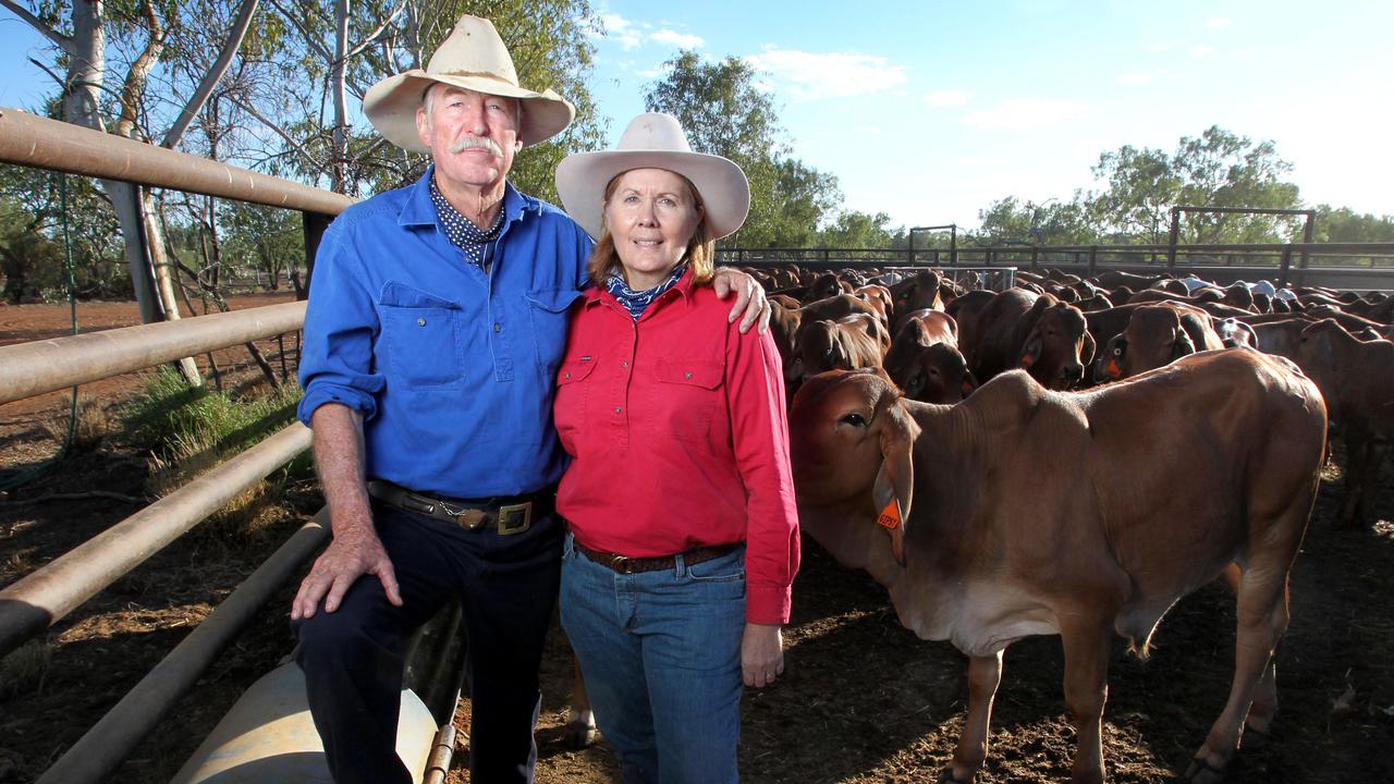 Robert and Jacqueline Curley from Gypsy Plains 63km north of Concurry. Picture: Steve Pohlner