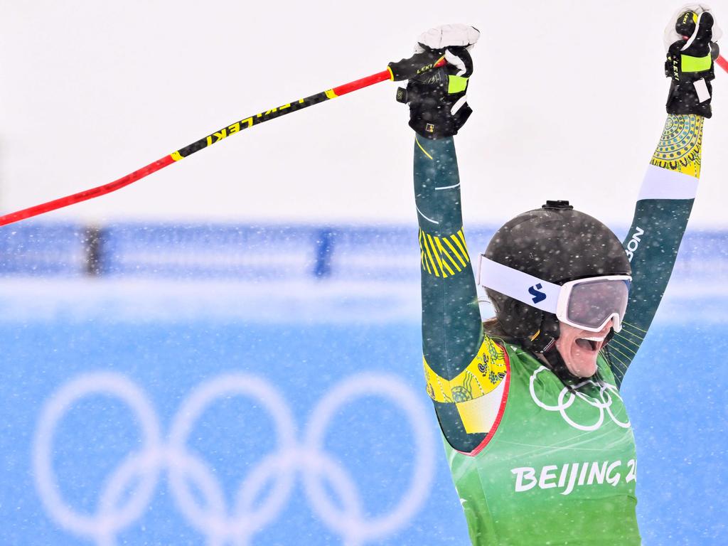 Sami Kennedy-Sim will carry the Australian flag at the closing ceremony in Beijing. Picture: AFP