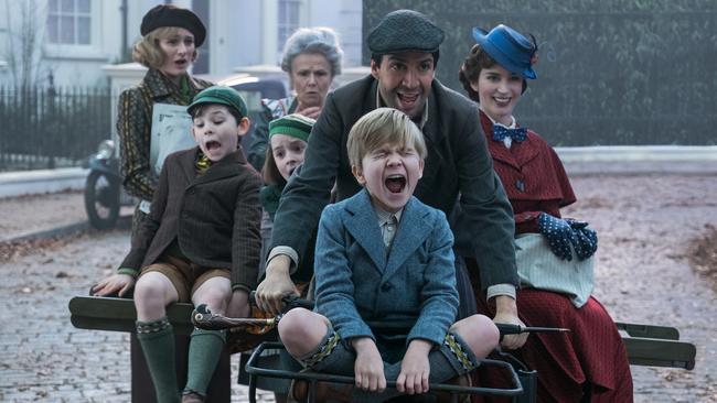 Emily Blunt stars as the lead character in the Mary Poppins sequel Mary Poppins Returns.
