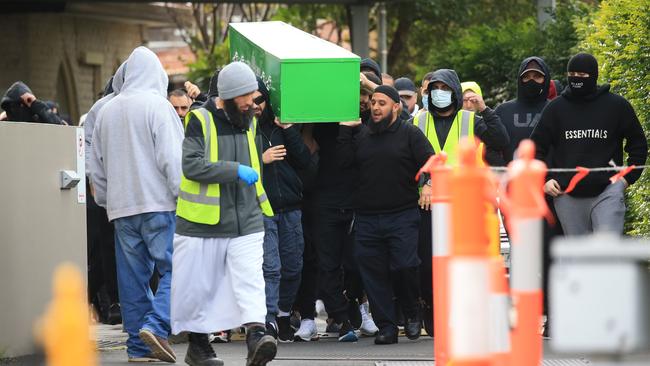 The funeral was held at Lakemba Mosque. Picture: NCA NewsWire