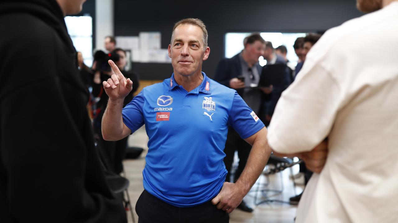 Alastair Clarkson of North Melbourne. (=Photo by Darrian Traynor/Getty Images