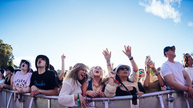 21/07/2023 Festival goers at Splendour in the Grass in Byron Bay on Friday.  Picture : Supplied / Splendour in the grass