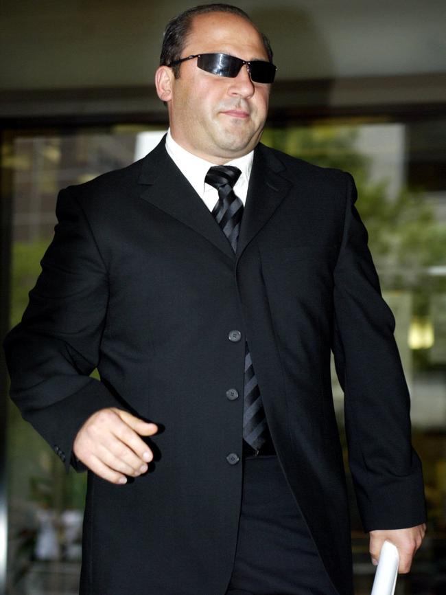 Antonios (Tony) Mokbel outside Melbourne Magistrates Court where he and his brother Milad faced drug charges.