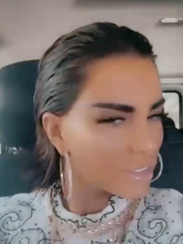 Katie Price, 'au natural'.