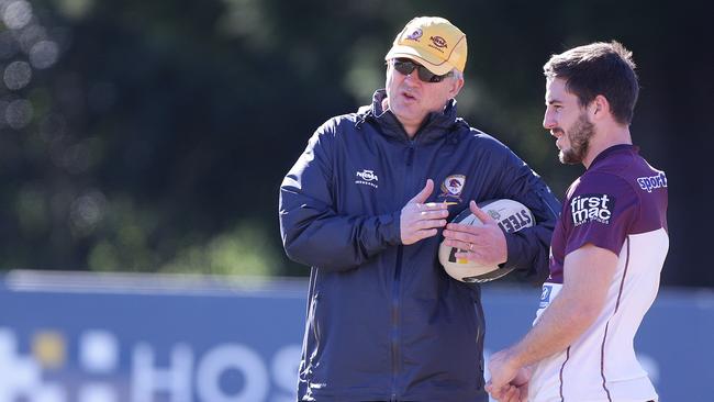 Ben Hunt is enjoying his reunion with Anthony Griffin after working together during their time at the Broncos. Picture: Jono Searle.